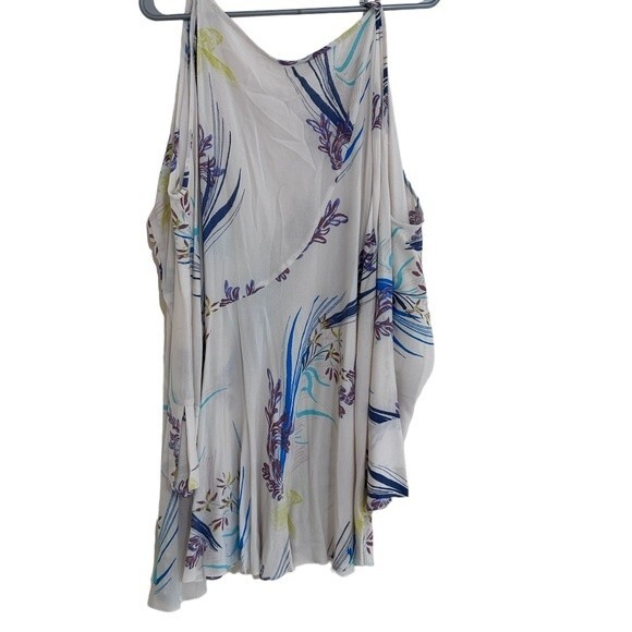 Free People Clear Skies Cold Shoulder Printed Dress - Picture 6 of 13